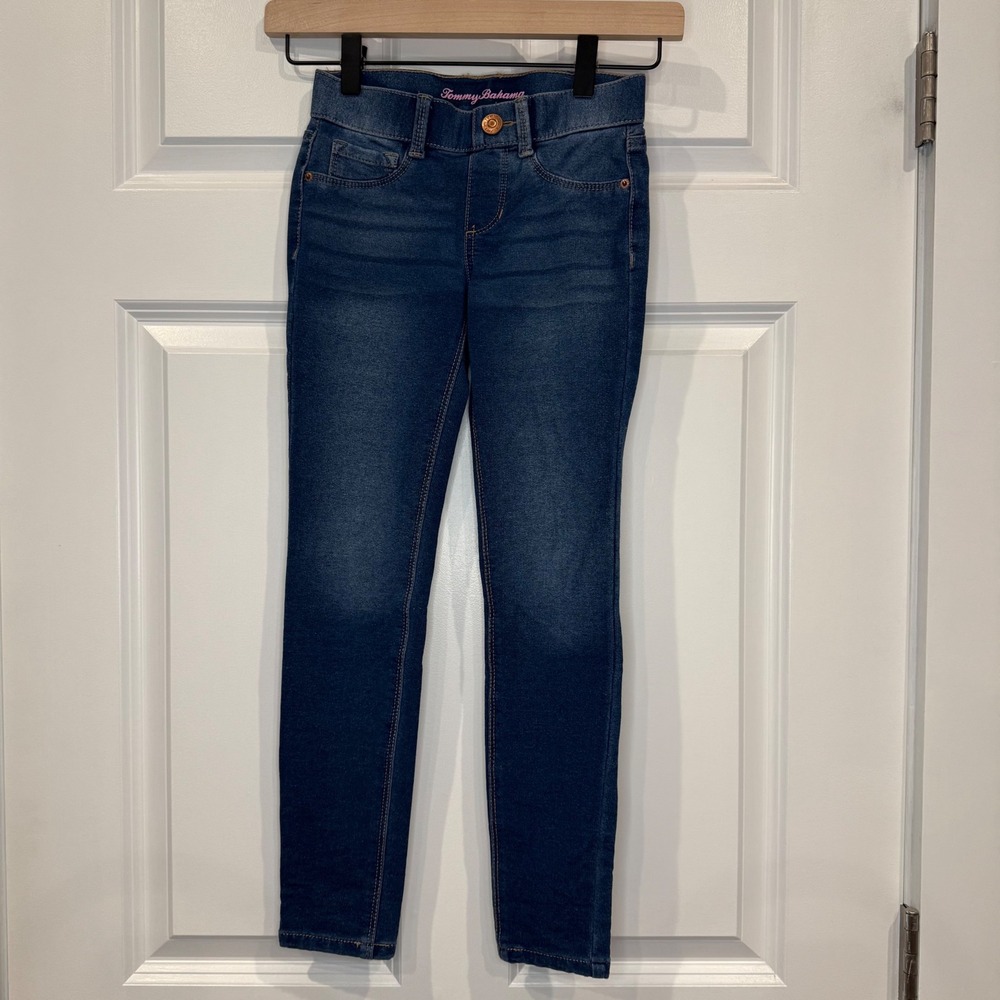 Tommy Bahama Girls‎ Dark Wash Denim Jeggings Size 7 Kids Pants